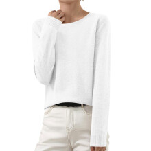 Maglioni da donna Admvng a maniche lunghe con scollo rotondo, leggeri e casual, taglie dalla S alla 3XL