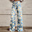 Women's Printed High-Waist Casual Pants 1