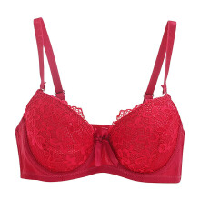 Dame Push Up Bh – Sexet Blonde, Justerbare Stropper, Super Rynket, Stor Bryst Small Størrelse, Kompatibel med Sommeren 2025