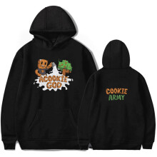 aCookieGod Merch kapucnis pulóver zsebekkel, húzózsinóros, unisex kapucnis pulóver, divatos ruházat