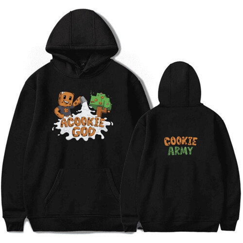 aCookieGod Merch Φούτερ με Κουκούλα και Τσέπες με Κορδόνι, Unisex, Μόδα Ρούχα