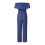KEUSN Plus Size Dame Ensfarvede Vide Ben Off Shoulder Denim Jumpsuits 3