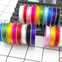 12 Rolls Lanyard String for Bracelet Making Children Diy Enthusiasts Assorted Color 393.00X0.39X0.39In