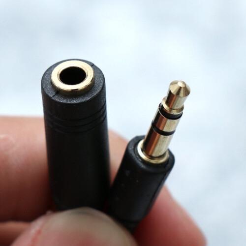 Audio Extension Cable Inline Volume Control for Headphones Black 1