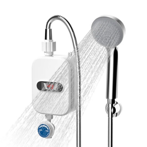 Chauffe-eau de douche électrique instantané, thermostatique, 50 C