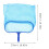 Zwembadschepnet, blauw plastic, 1 stuk 3