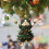Black Cat Christmas Ornament Acrylic 1 Piece 3
