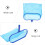 Zwembadschepnet, blauw plastic, 1 stuk 5