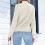 Trendige Damenpullover Herbst 2025: Rollkragenpullover, locker geschnitten, langärmelig, beige, Größe XL 6