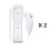 Mando Wii Motion Plus con Nunchuk blanco 4