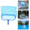 Zwembadschepnet, blauw plastic, 1 stuk 4