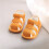 Bløde, åndbare sko til småbørn, unisex, 0-18 måneder, orange 5