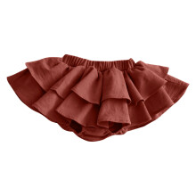 Ležérne sukne pre dievčatá, detské letné sukne, rifľová sukňa s volánikmi, džínsová sukňa, trendy mini džínsová sukňa s vysokým