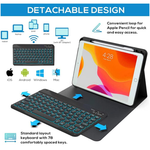 Tastaturetui til iPad Pro 12,9 tommer 2015 og 2017 1