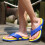 Men's Summer Beach Flip Flops Yellow Size 9 6
