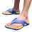 Men's Summer Beach Flip Flops Yellow Size 9 4