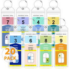 Luggage Tags Travel Essentials & Cruise Essentials for NCL, Princess, Carnival, Royal Caribbean & Celebrity Cruise Ships
