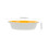 said Ceramic Pie Pan Baking Dish with Double Handle Plate for Roasting Cheese Pan Baking Bowl 3