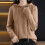 Women's Oversized Turtleneck Knit Sweater 2