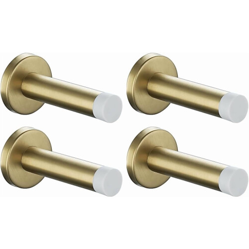 Dörrstopp Borstad Guld 304 Rostfritt Stål 4-pack
