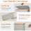 Slim Folding Laundry Basket with Lid and Removable Bag 5