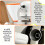 Χωνί Αλευριού για Μίξερ KitchenAid 5Qt, Εξάρτημα κατά των πιτσιλιών συμβατό με KSM150 (4,5 & 4