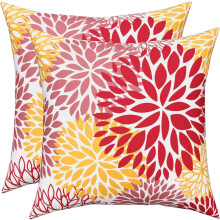 Capas de Almofada Dahlia 45x45cm (Conjunto de 2) com Aparência de Linho