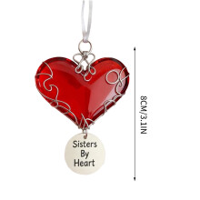 Herzförmiger Valentinstags-Ornament aus Acryl