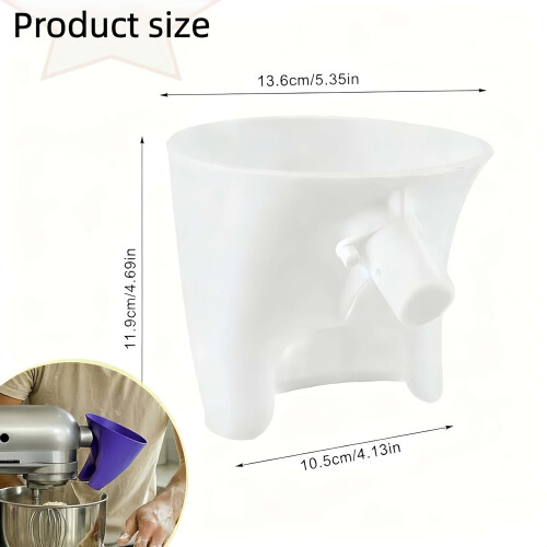 Χωνί αλευριού για μίξερ KitchenAid 4,5–5Qt 2