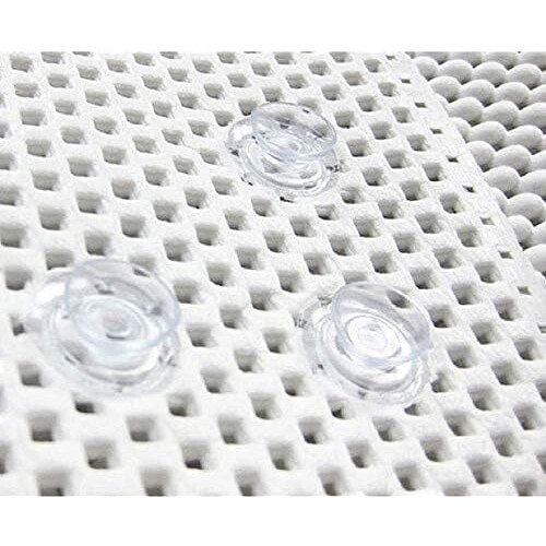 Antislip badmat wit 36x17 inch met zuignappen 2