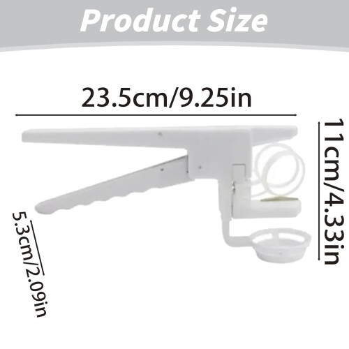 2Pcs Handheld Egg Cracker Egg Separator Egg Cutter-Automatic Egg Cracking Tool 9.25x4.33 Inches,White*2 2