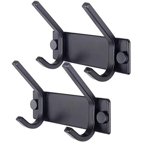 Cabideiro de parede com 6 ganchos – Metal preto