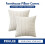 Khaki beige patchwork linnen kussenhoezen (2 stuks) 6