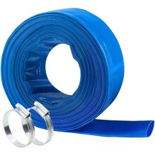 Tuyau de lavage à contre-courant plat en PVC de 2 po x 100 pi