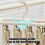 Foldable Socks Drying Rack with 12 or 20 Clips 5