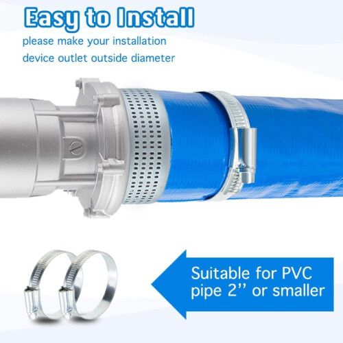 2" x 100 ft PVC Lay-Flat Backwash Hose 2