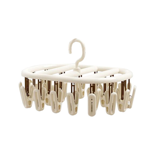 Foldable Socks Drying Rack with 12 or 20 Clips 1