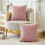 Pakke med 2 chenille putetrekk 18 x 18 tommer 2