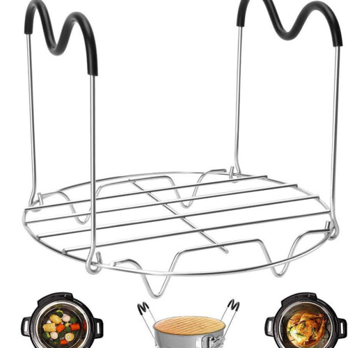 Grille de cuisson en acier inoxydable avec poignées (1 pièce) 1
