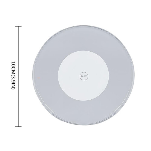 LED-Acryl-Getränkeuntersetzer-Set – 6er-Pack, 10 cm Durchmesser 2