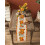 Cotton Linen Table Runner 13 x 72 in – Orange Blue 4