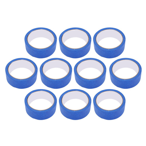 10 Rolls Painters Tape Bulk Blue Wall Wrap Masking Multi-Surface Home Decor 2