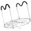 Grille de cuisson en acier inoxydable avec poignées (1 pièce) 8
