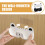Porte-lunettes mural en forme de chat, ABS, lot de 1 2