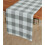 Τραπεζομάντιλο Buffalo Plaid Γκρι Λευκό 13x72 ίντσες 2