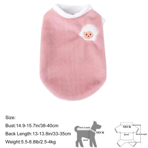 Vintervest til små hunde – vindtæt polyester 2