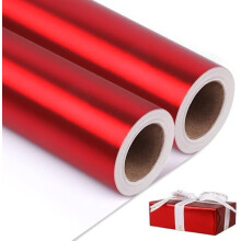 Matný metalický baliaci papier – 2 rolky, 44,5 cm x 10 m