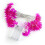 SHENGXINY LED string lights 2M 10-light battery-operated 2