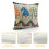 Conjunto de capas de almofada de Páscoa – Design de coelhinho e ovos da primavera para sofá, cama, área externa e carro (Compatível com 4