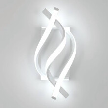 Modern LED fali lámpa, fekete, 21W, 6500K